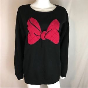 Disney Minnie Mouse Bow Sweatshirt 2x Plus 1x XL